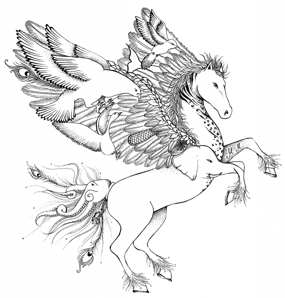 Pegasus Image Drawing » bsk